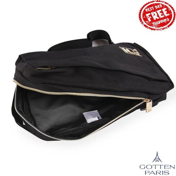 Calistoga Sling Black, Gold-Tone Women's Bag - Picture 3 of 7